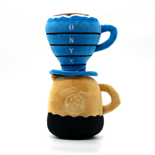 Pour Over Onyx Plush Dog Toys